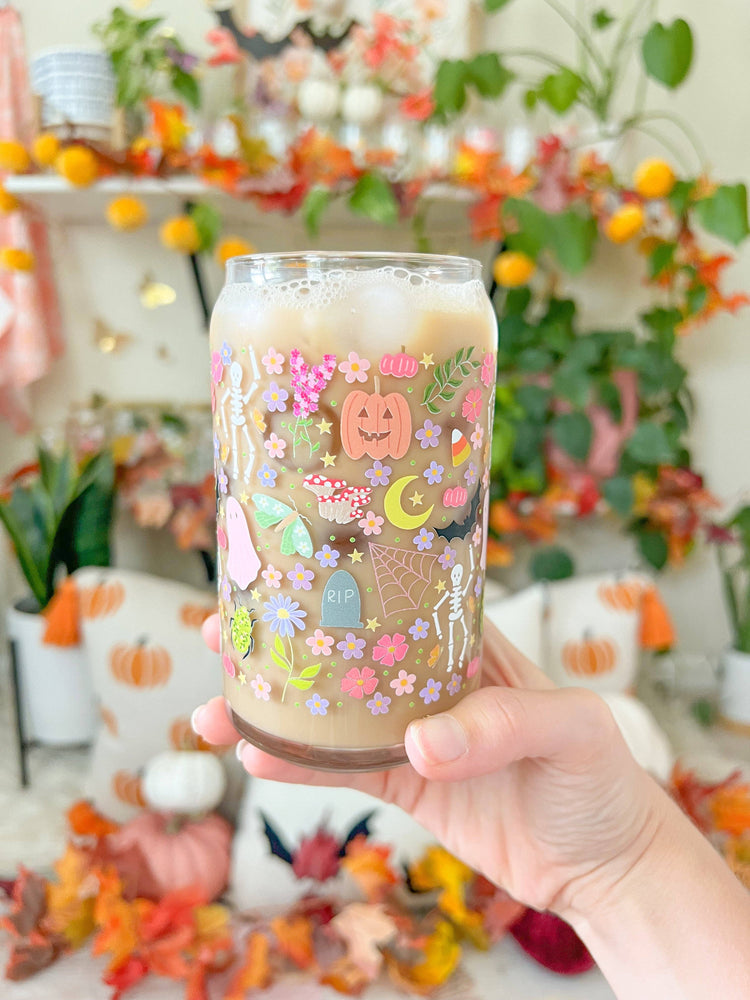 16oz Halloween Glass