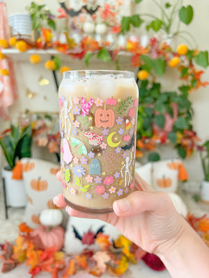 16oz Halloween Glass