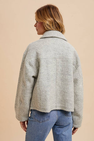 Brooklyn Collared Boucle Jacket