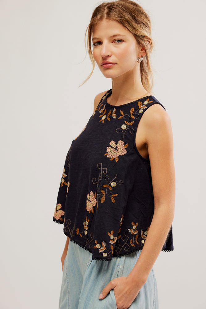 Fun and Flirty Embroidered Top