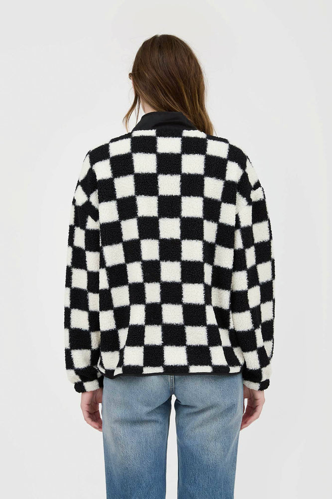 Checkered Fleece Jacket