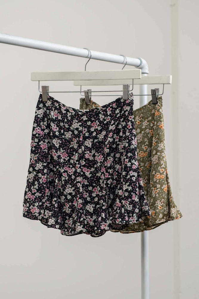 Sway Floral Mini Skirt