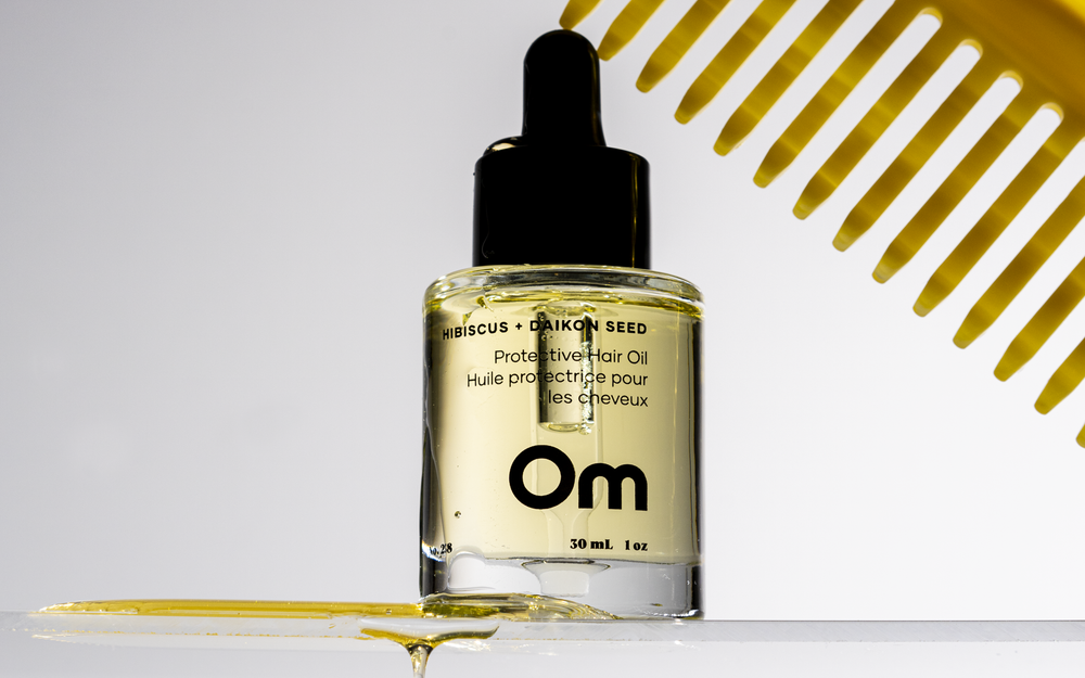 Om - Hibiscus + Daikon Seed Protective Hair Oil