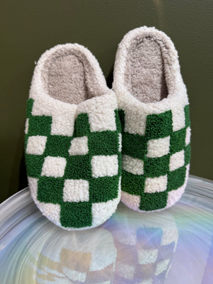 Checkered Slippers