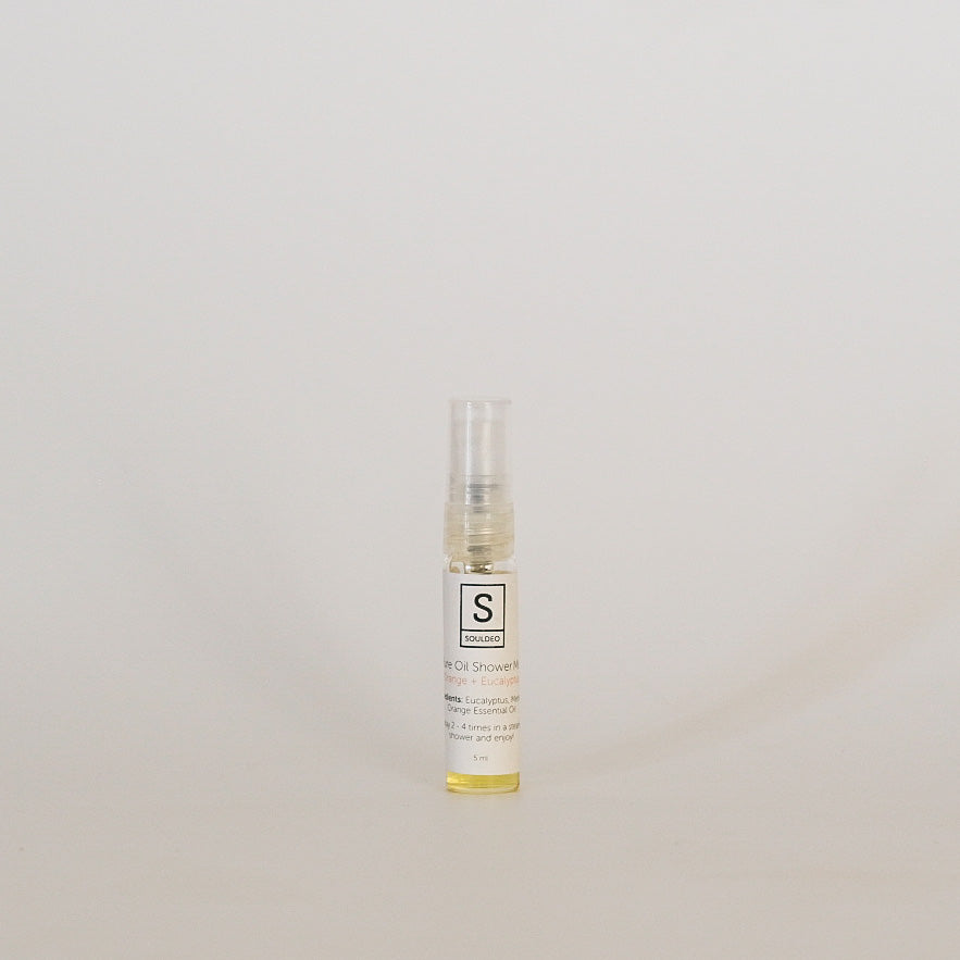 SoulDeo Naturals - Orange + Eucalyptus Pure Oil Shower Mist