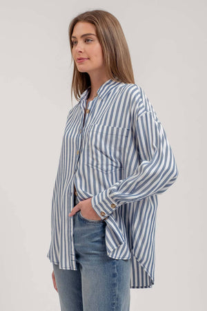 Classic Stripe Button Down