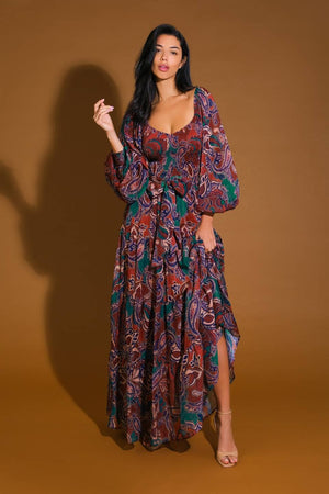 Boho Royalty Maxi Dress