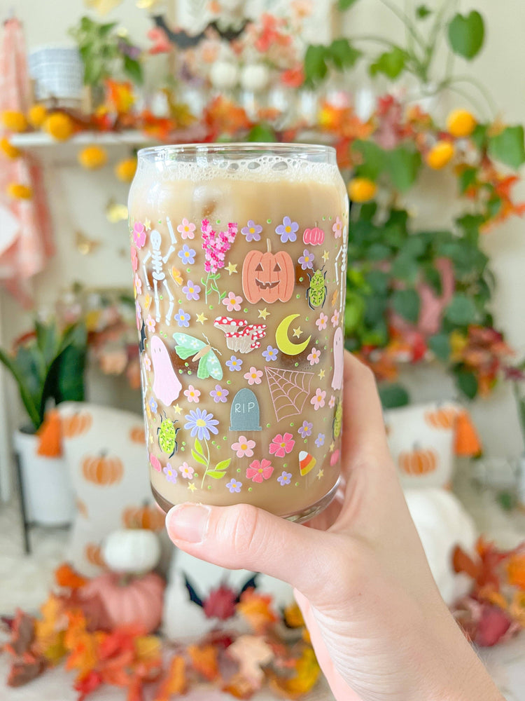 16oz Halloween Glass