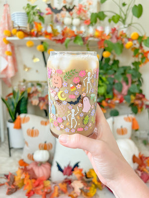 16oz Halloween Glass