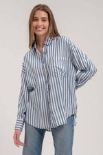 Classic Stripe Button Down