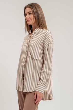 Classic Stripe Button Down