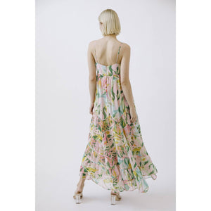 Chevron Garden Path Maxi Dress