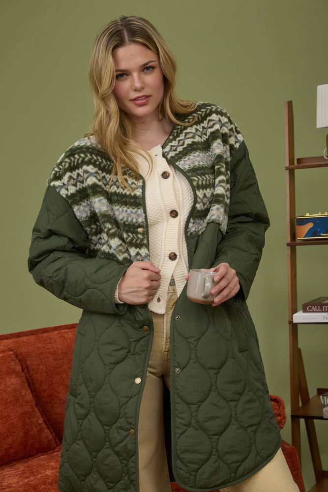 Alpine Hikes Quilted Coat