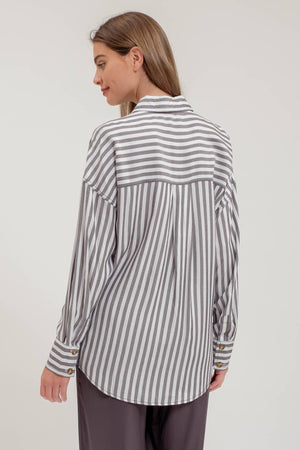 Classic Stripe Button Down