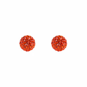 Radiance Studs Burnt Orange