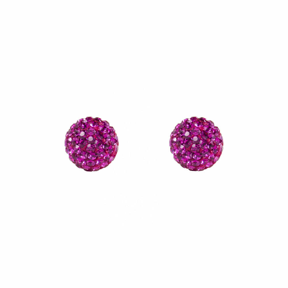 Radiance Studs Fuchsia