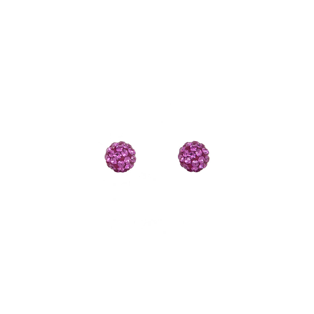 Radiance Studs Fuchsia